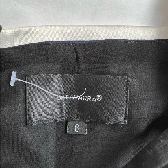 Loafavarra Women colorful Stripped Bell Sleeves Open Back Cocktail Dress Sz 6/ S - Picture 8 of 10